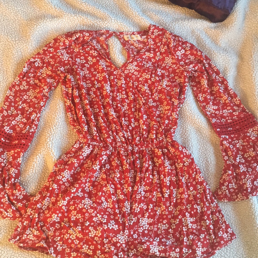 Hollister floral romper